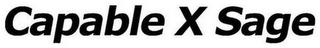 CAPABLE X SAGE