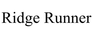 RIDGE RUNNER