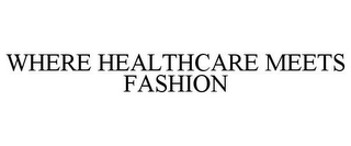 WHERE HEALTHCARE MEETS FASHION