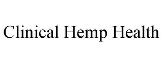 CLINICAL HEMP HEALTH