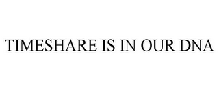 TIMESHARE IS IN OUR DNA