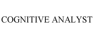 COGNITIVE ANALYST