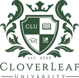 EST. 2009 CLOVERLEAF UNIVERSITY CLU