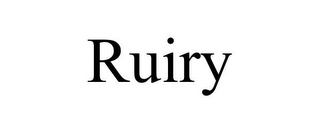 RUIRY