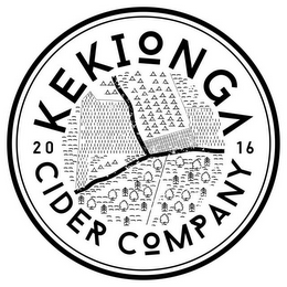 KEKIONGA CIDER COMPANY 20 16