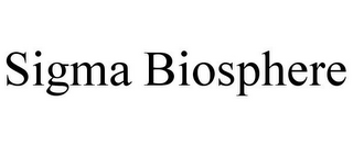 SIGMA BIOSPHERE