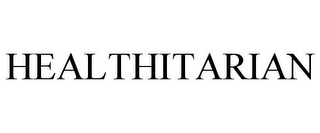 HEALTHITARIAN
