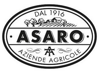 DAL 1916 · ASARO · AT AZIENDE AGRICOLE