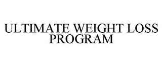 ULTIMATE WEIGHT LOSS PROGRAM