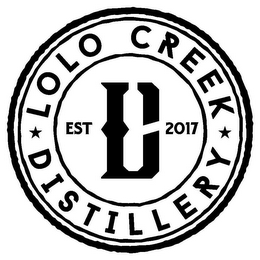 LOLO CREEK DISTILLERY EST 2017 LCD