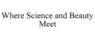 WHERE SCIENCE AND BEAUTY MEET
