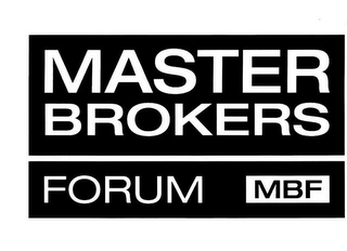 MASTER BROKERS FORUM MBF