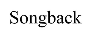 SONGBACK