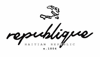 REPUBLIQUE HAITIAN REPUBLIQE E.1804