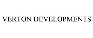 VERTON DEVELOPMENTS