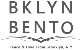 BKLYN BENTO PEACE & LOVE FROM BROOKLYN, N.Y.