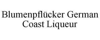 BLUMENPFLÜCKER GERMAN COAST LIQUEUR