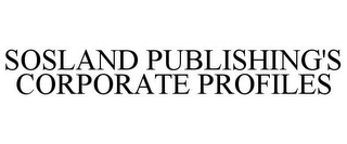 SOSLAND PUBLISHING'S CORPORATE PROFILES