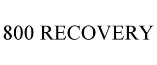 800 RECOVERY