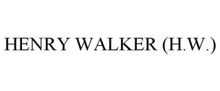 HENRY WALKER (H.W.)