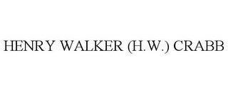 HENRY WALKER (H.W.) CRABB