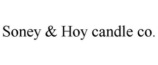 SONEY & HOY CANDLE CO.