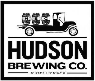 HBC HUDSON BREWING CO. 42° 15' 5.1" N | 73° 47' 53.4" W