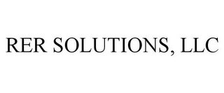 RER SOLUTIONS, LLC