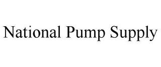 NATIONAL PUMP SUPPLY