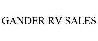 GANDER RV SALES