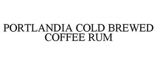 PORTLANDIA COLD BREWED COFFEE RUM