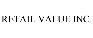 RETAIL VALUE INC.