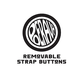 POERAVA REMOVABLE STRAP BUTTONS
