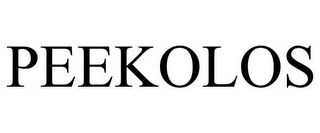 PEEKOLOS