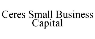 CERES SMALL BUSINESS CAPITAL