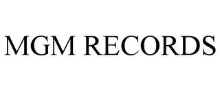 MGM RECORDS