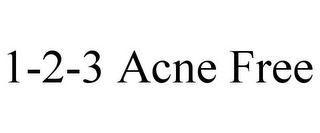 1-2-3 ACNE FREE