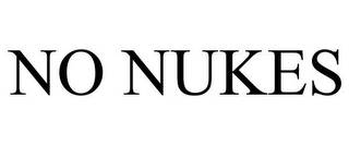 NO NUKES