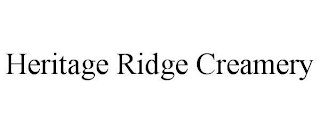 HERITAGE RIDGE CREAMERY