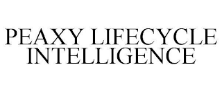 PEAXY LIFECYCLE INTELLIGENCE