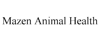 MAZEN ANIMAL HEALTH