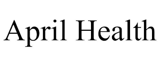 APRIL HEALTH