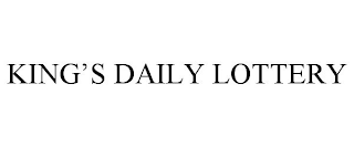 KING'S DAILY LOTTERY