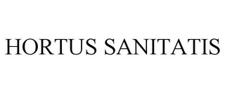 HORTUS SANITATIS