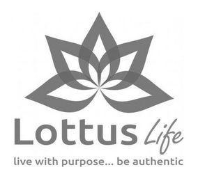 LOTTUS LIFE LIVE WITH PURPOSE... BE AUTHENTIC