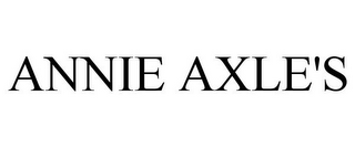 ANNIE AXLE'S