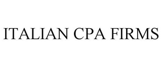 ITALIAN CPA FIRMS