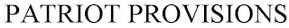 PATRIOT PROVISIONS