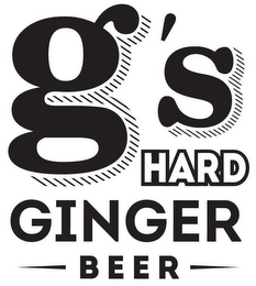 G'S HARD GINGER BEER