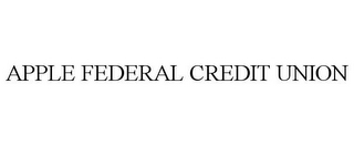 APPLE FEDERAL CREDIT UNION